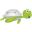 Silver turtle logo