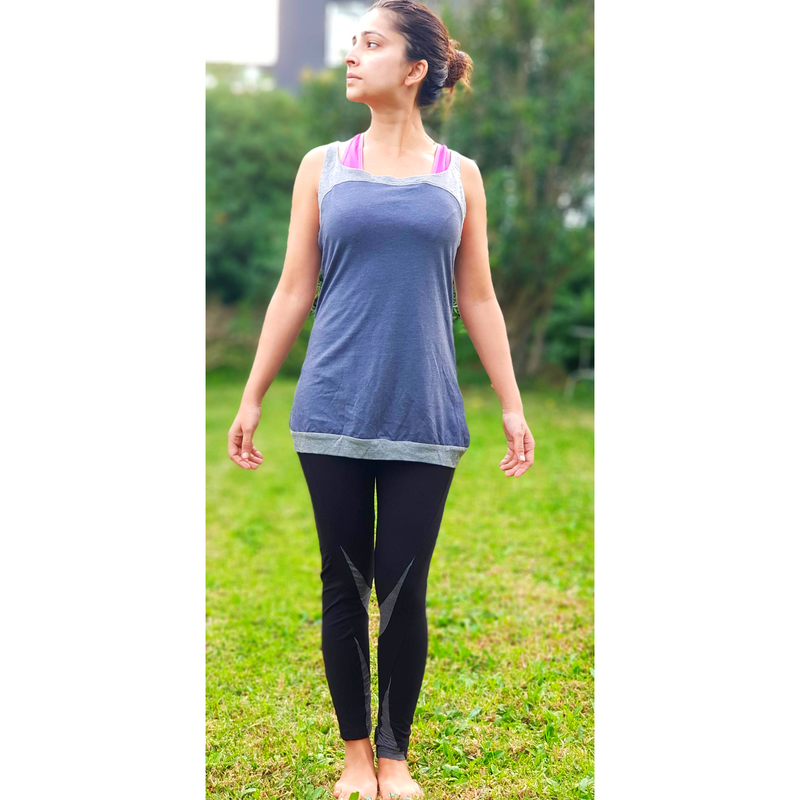 Certified Organic Cotton Tank Tops - Silver turtle 