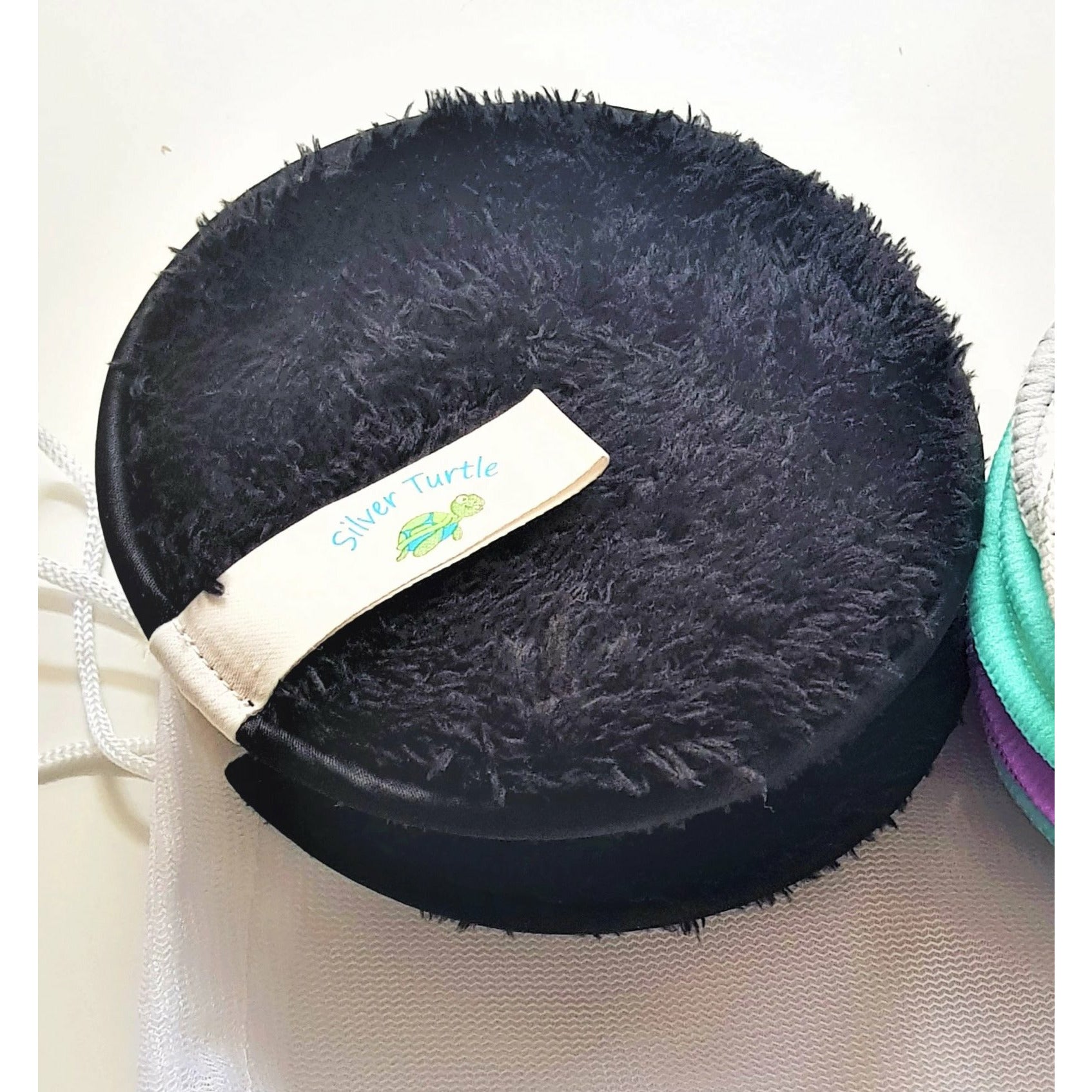 Reusable Makeup Removers Pads - Silver turtle 