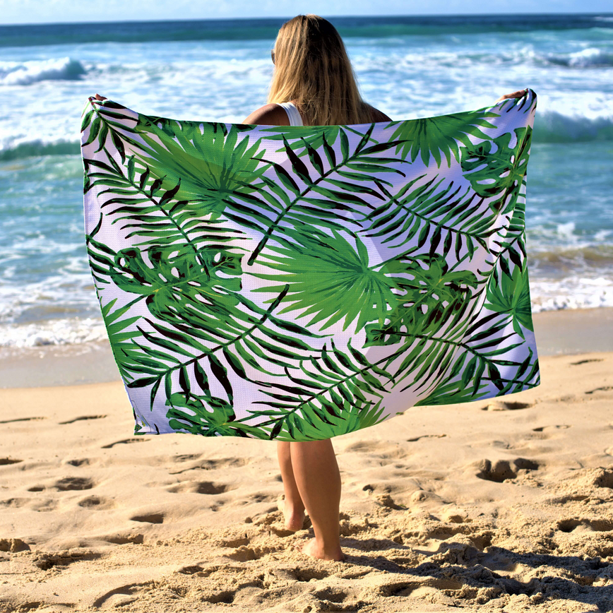 Australian Made Sand Free Beach Towel - Forest